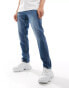 Фото #1 товара ASOS DESIGN slim jeans in mid blue