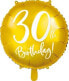 Фото #1 товара Украшения для организации праздников Party Deco Баллон фольгированный 30-летие, золотой, 45 см универсальный