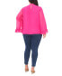Plus Size Ruffled Bell-Sleeve Top