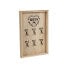 Key rack Romimex Natural MDF Wood 20 x 30 x 3 cm