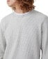 Фото #3 товара Men's Chunky Waffle Long Sleeve T-shirt