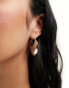 Фото #4 товара Image Gang zakaya chunky hoop earrings in silver