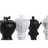 Decorative Figure DKD Home Decor White Black Chess Pieces 12 x 12 x 25,5 cm (4 Units)