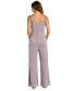 Фото #4 товара Women's 3-Pc. Pleated Glittered Jacket, Tank Top & Pant Set