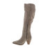 Diba True Money Maker 68718 Womens Brown Suede Slip On Knee High Boots 9 - фото #5