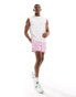 Lacoste logo swim shorts in pink