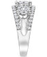 Фото #2 товара Diamond Flower Cluster Ring (1 ct. t.w.) in 14k White Gold