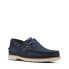 Фото #2 товара Clarks Durleigh Sail 26164454 Mens Blue Loafers & Slip Ons Boat Shoes