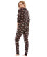 Фото #2 товара Plus Size Holiday Print Onesie Pajama