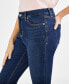 Фото #4 товара Petite Mid-Rise Curvy-Fit Skinny Jeans, Created for Macy's