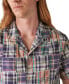 Men's Patchwork Short Sleeves Work Wear Shirt