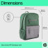 Фото #7 товара HP Campus Green Backpack - 39.6 cm (15.6") - Notebook compartment - Polyester - Polyfoam