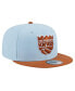 Фото #2 товара Men's Light Blue/Brown Sacramento Kings 2-Tone Color Pack 9fifty Snapback Hat