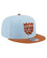 Men's Light Blue/Brown Sacramento Kings 2-Tone Color Pack 9fifty Snapback Hat