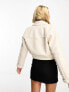 Фото #3 товара Pimkie cropped aviator jacket in cream