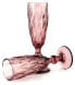 Фото #2 товара Бокалы для шампанского Mondex ELISE PINK (набор из 6 штук)