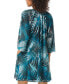 Фото #2 товара Women's Wonderlust Printed Dress Cover-Up