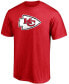 Фото #3 товара Men's Patrick Mahomes Red Kansas City Chiefs Player Icon Name and Number T-shirt