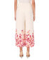 ფოტო #2 პროდუქტის Women's Floral Wide-Leg Pull-On Pants