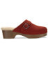 Фото #2 товара Women's Dakotaa Slip-On Buckled Cozy Clogs, Created for Macy's