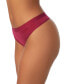 Синие трусы DKNY active Comfort Thong DK8961 Бордовый, S - фото #2