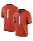 ფოტო #4 პროდუქტის Men's #1 Orange Oklahoma State Cowboys Alternate Game Jersey