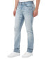 ფოტო #3 პროდუქტის Men's Slim Ash Crinkled Stretch Denim Jeans