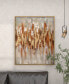Фото #6 товара Canvas Abstract Framed Wall Art with Gold-Tone Frame, 39" x 2" x 39"