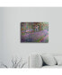 Фото #3 товара Claude Monet The Artist's Garden at Giverny Floating Brushed Aluminum Art - 22" x 25"