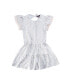 ფოტო #2 პროდუქტის Little Girls Mary Bloom Printed Jersey w/ Open Back Detail