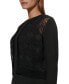 Фото #2 товара Lace-Front Open-Front Cardigan