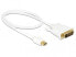 Delock 83986 - 0.5 m - Mini DisplayPort - DVI-D - Male - Male - Gold