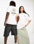 Dickies fair oaks sunshine back print t-shirt in white resort pack exclusive to asos