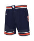 ფოტო #2 პროდუქტის Men's Navy Auburn Tigers Replica Basketball Shorts