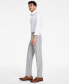 Фото #1 товара Men's Slim-Fit Sharkskin Pants