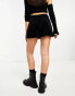 Фото #4 товара Miss Selfridge velvet tailored skort in black