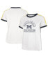 Фото #1 товара Women's White Michigan Wolverines Sweet Heat Peyton T-shirt