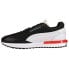 Puma City Rider As Lace Up Mens Black, White Sneakers Casual Shoes 382554-01