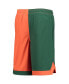 ფოტო #4 პროდუქტის Big Boys Green and Orange Miami Hurricanes Conch Bay Swim Shorts