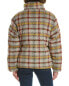 Apparis Josh Plaid Puffer Jacket Women's M - фото #2