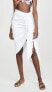 Фото #2 товара Just BEE Queen Women's Tulum Cover Up Skirt Swimwear White Size Small