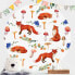 Fuchs mit Pilzen Illustration