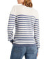 Фото #2 товара Nic+Zoe Striped Femme Sleeve Sweater Women's