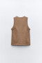 100% wool sleeveless top