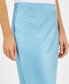 ფოტო #3 პროდუქტის Women's Pull-On Midi Slip Skirt