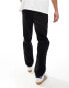 Bershka straight vintage jeans in black