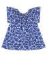 ფოტო #3 პროდუქტის Girls Molly Smocked Neck Flutter Sleeve Top