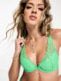 Фото #1 товара Boux Avenue Jodie padded plunge lace plunge bra in apple green