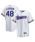 ფოტო #1 პროდუქტის Men's Jacob deGrom White Texas Rangers Home Replica Player Jersey