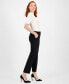 Фото #3 товара Women's Grace Mid Rise Straight-Leg Ankle Pants